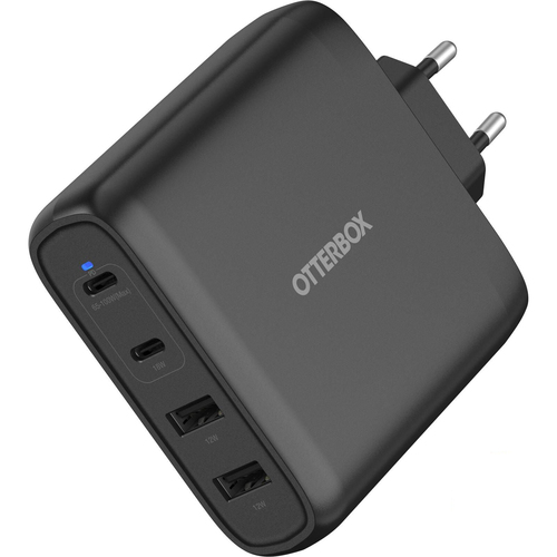 OtterBox OtterBox 100W PD 2x USB-C 2x USB-A Väggladdare Svart