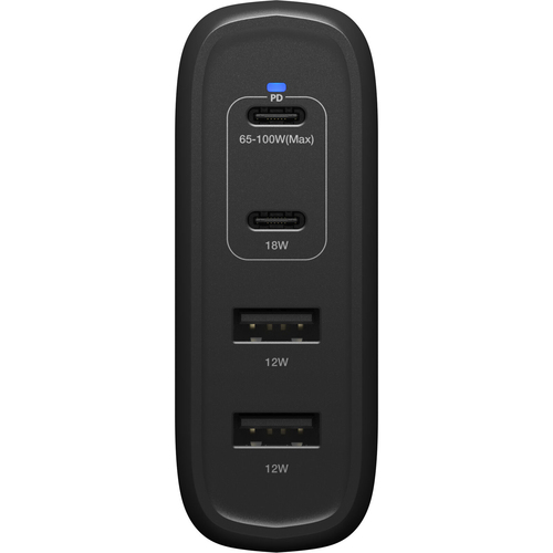 OtterBox OtterBox 100W PD 2x USB-C 2x USB-A Väggladdare Svart