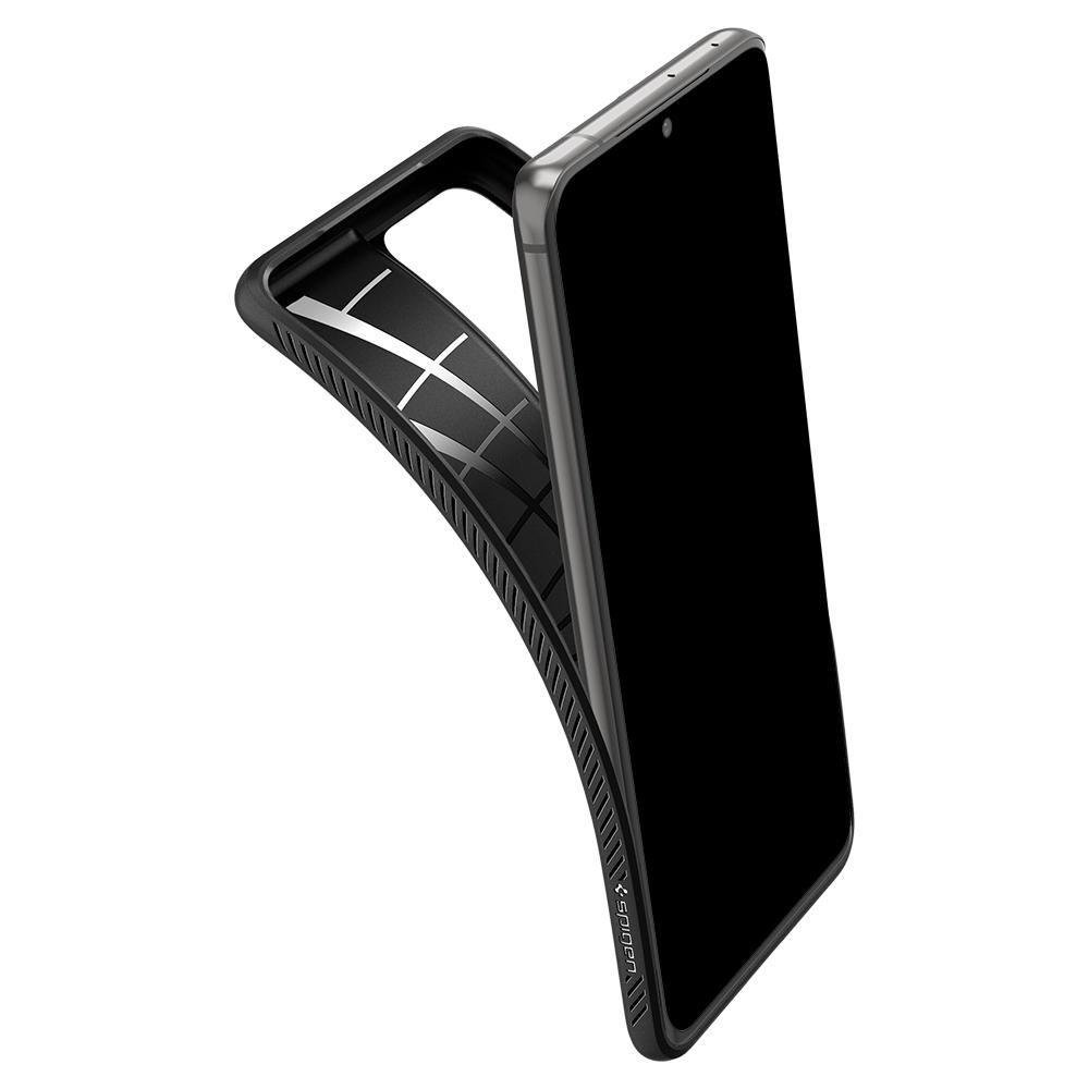 Spigen Samsung Galaxy S21 Ultra - Spigen Liquid Air Skal - Matt Svart