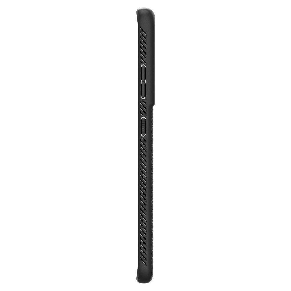 Spigen Samsung Galaxy S21 Ultra - Spigen Liquid Air Skal - Matt Svart