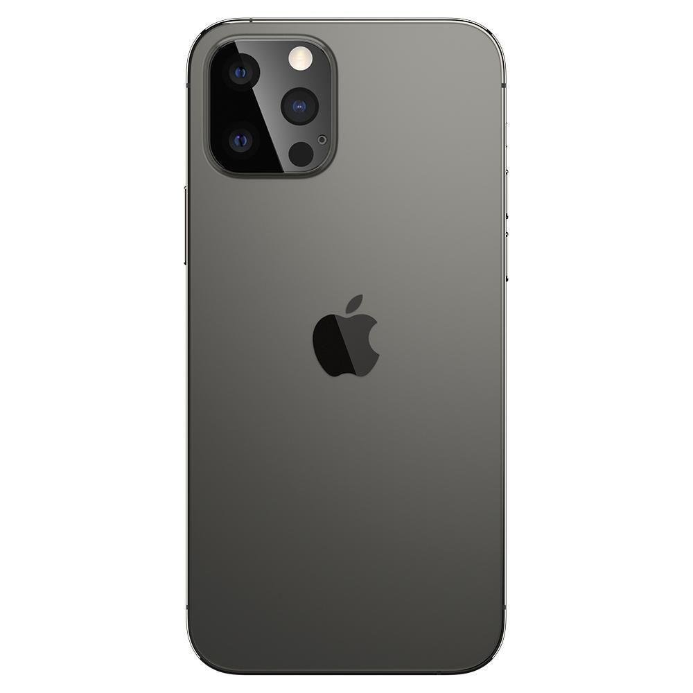 Spigen iPhone 12 Pro - Spigen 2-PACK Optik GLAS.TR Linsskydd