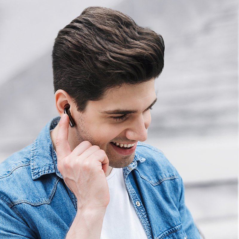 JOYROOM Joyroom Trådlösa In-Ear Bluetooth Hörlurar - Svart
