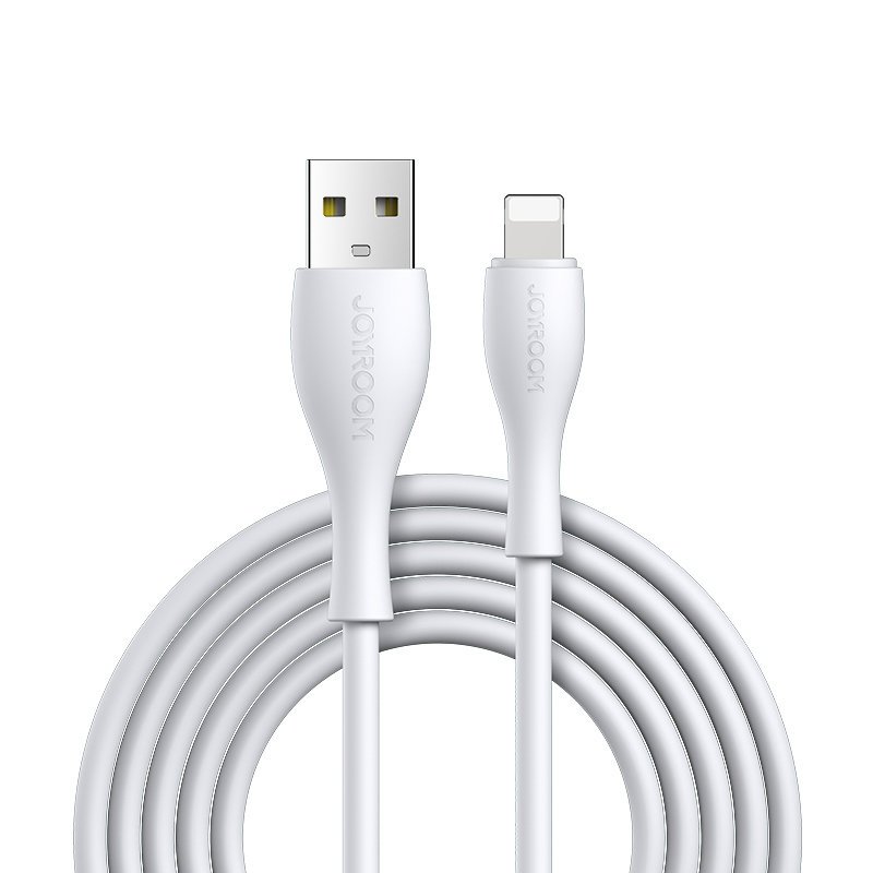 JOYROOM Joyroom 1m 2.4A Lightning Laddning Kabel - Vit