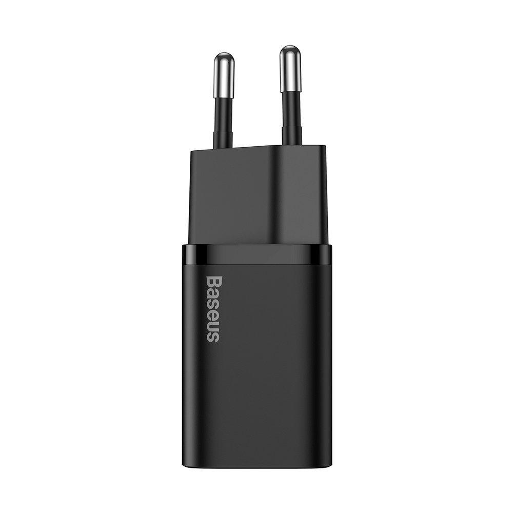 BASEUS Baseus Super Si 20W PD USB-C Snabbladdare - Svart