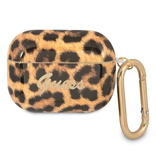 Guess Guess AirPods Pro - Leopard Collection Med Karbinhake - Leopard Guld
