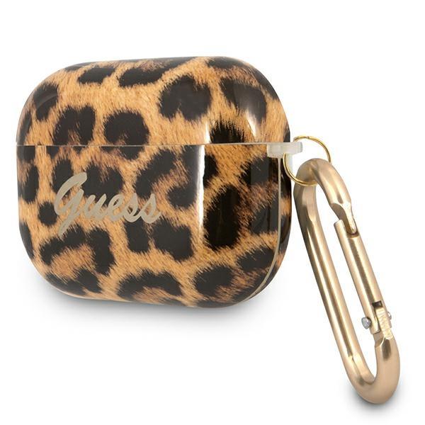 Guess Guess AirPods Pro - Leopard Collection Med Karbinhake - Leopard Guld