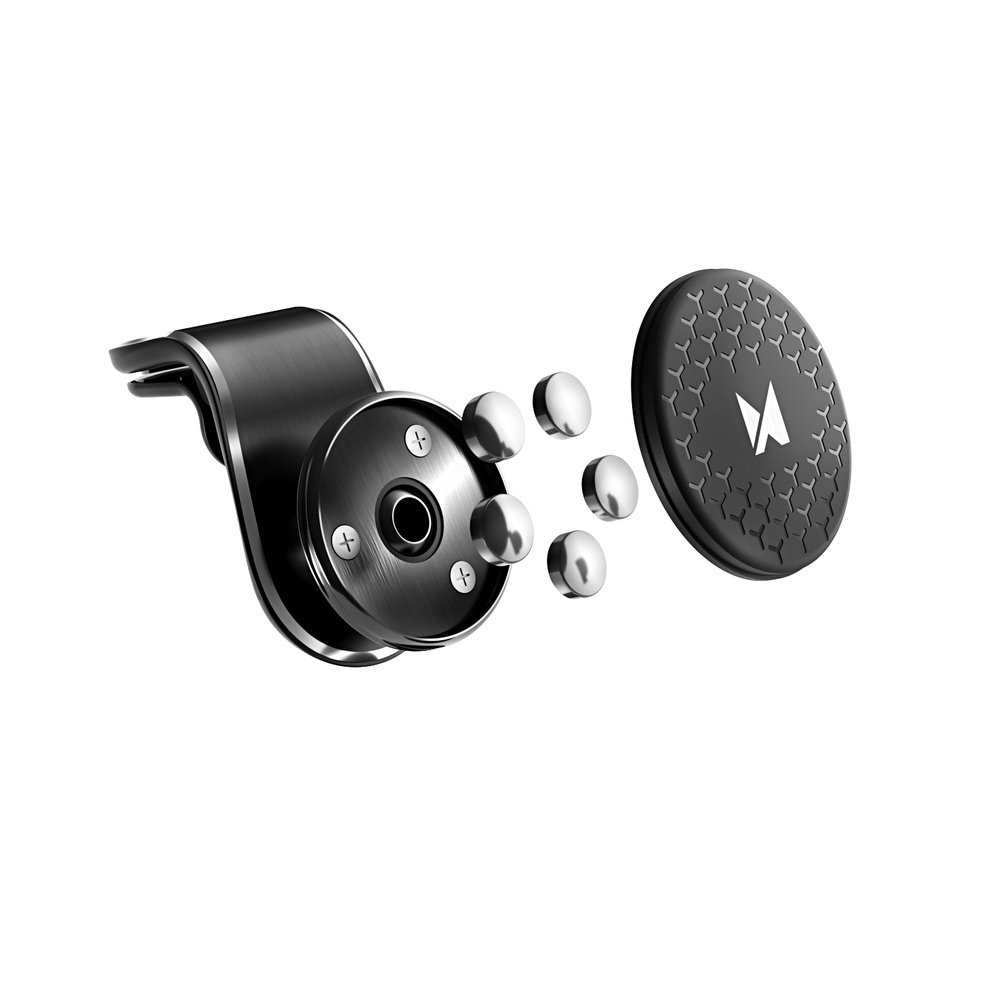 Wozinsky Wozinsky 360° Universal Magnethållare För Luftventil Svart