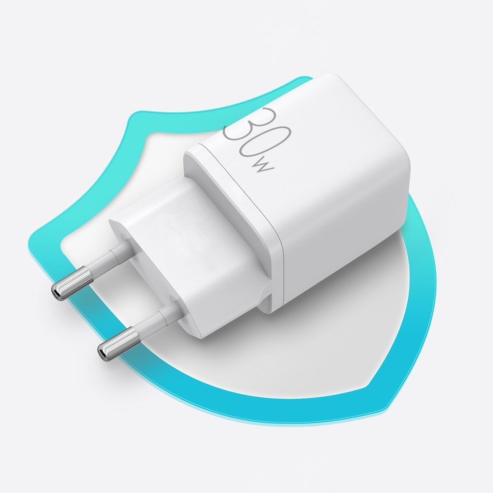 JOYROOM Joyroom 30W PD QC USB-C Väggladdare Vit