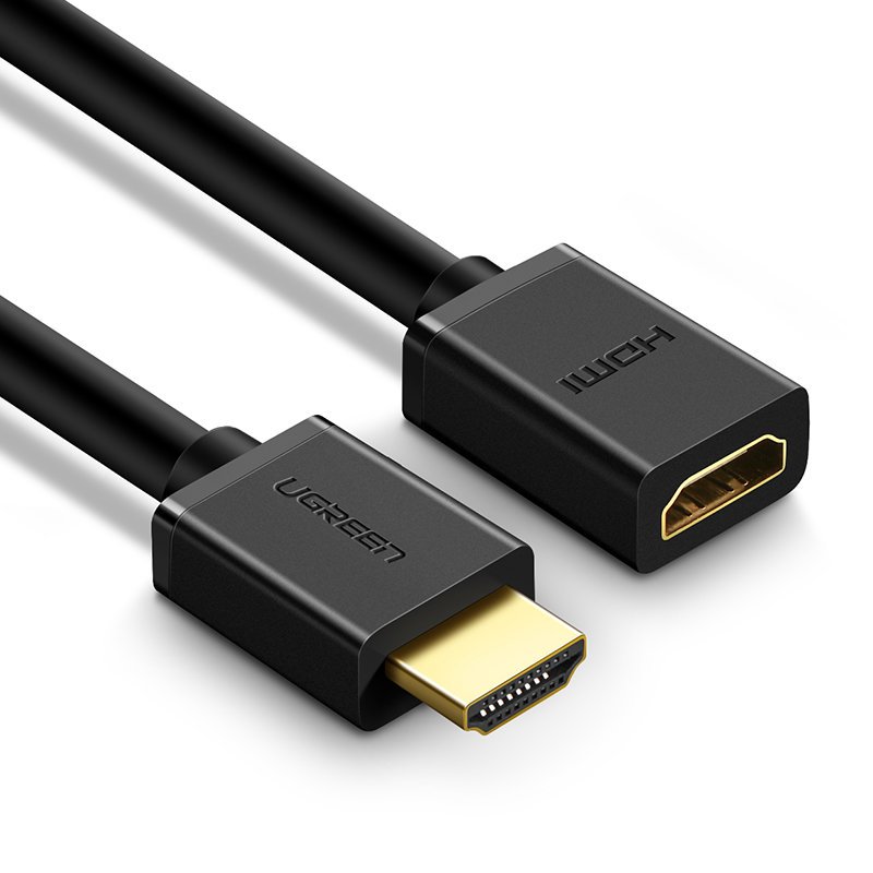 UGREEN Ugreen HDMI(hona) - HDMI(hane) 50cm kabel 4K 340 Mhz Svart