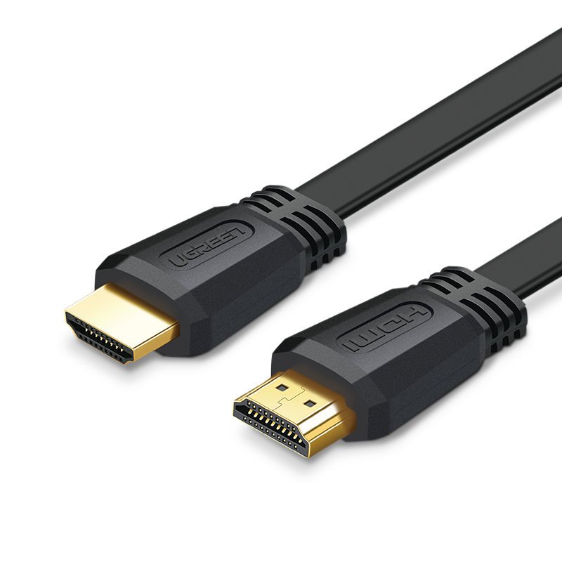 UGREEN Ugreen 5m HDMI Flat Kabel 4K 30Hz 18 Gbps Svart