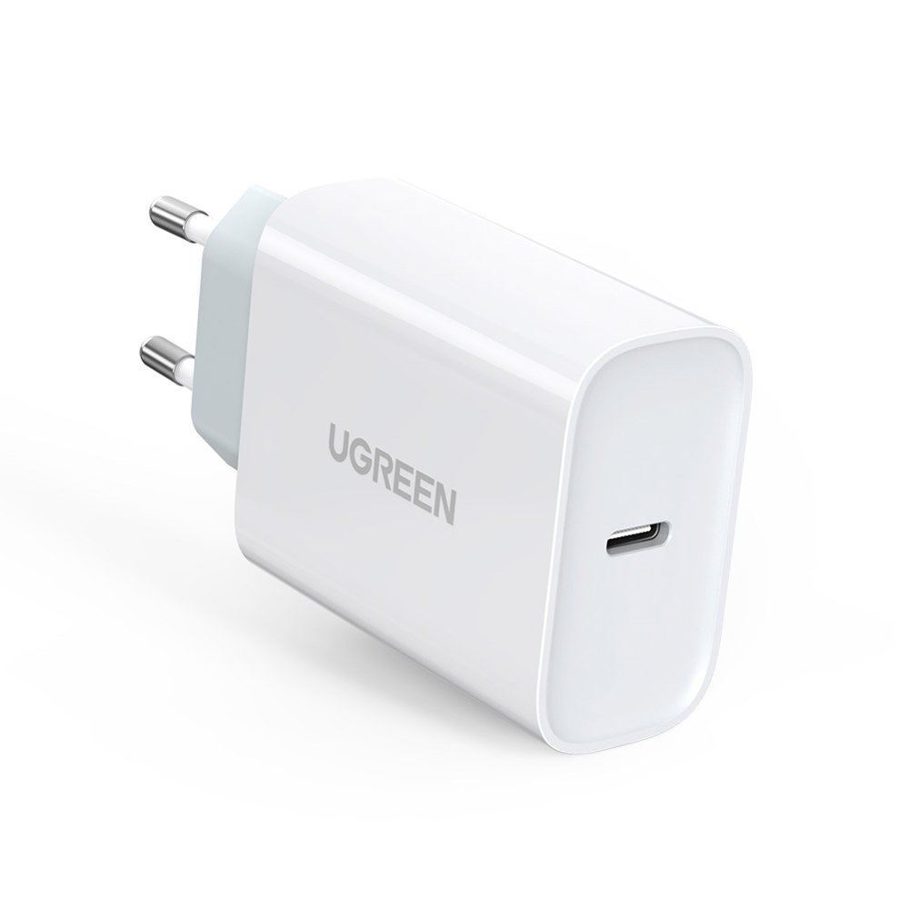 UGREEN Ugreen 30W USB-C QC PD Snabbladdare Väggladdare Vit