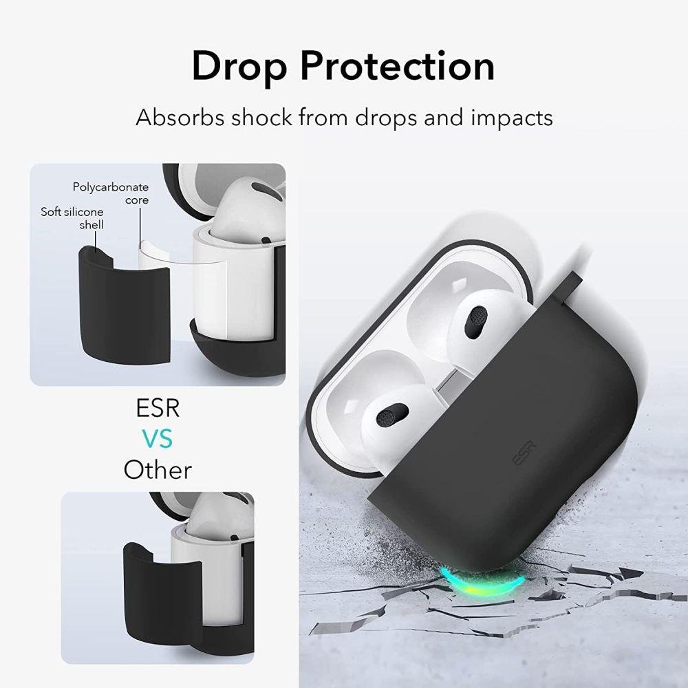 ESR ESR Apple AirPods 3 (2021) Skal Bounce Svart
