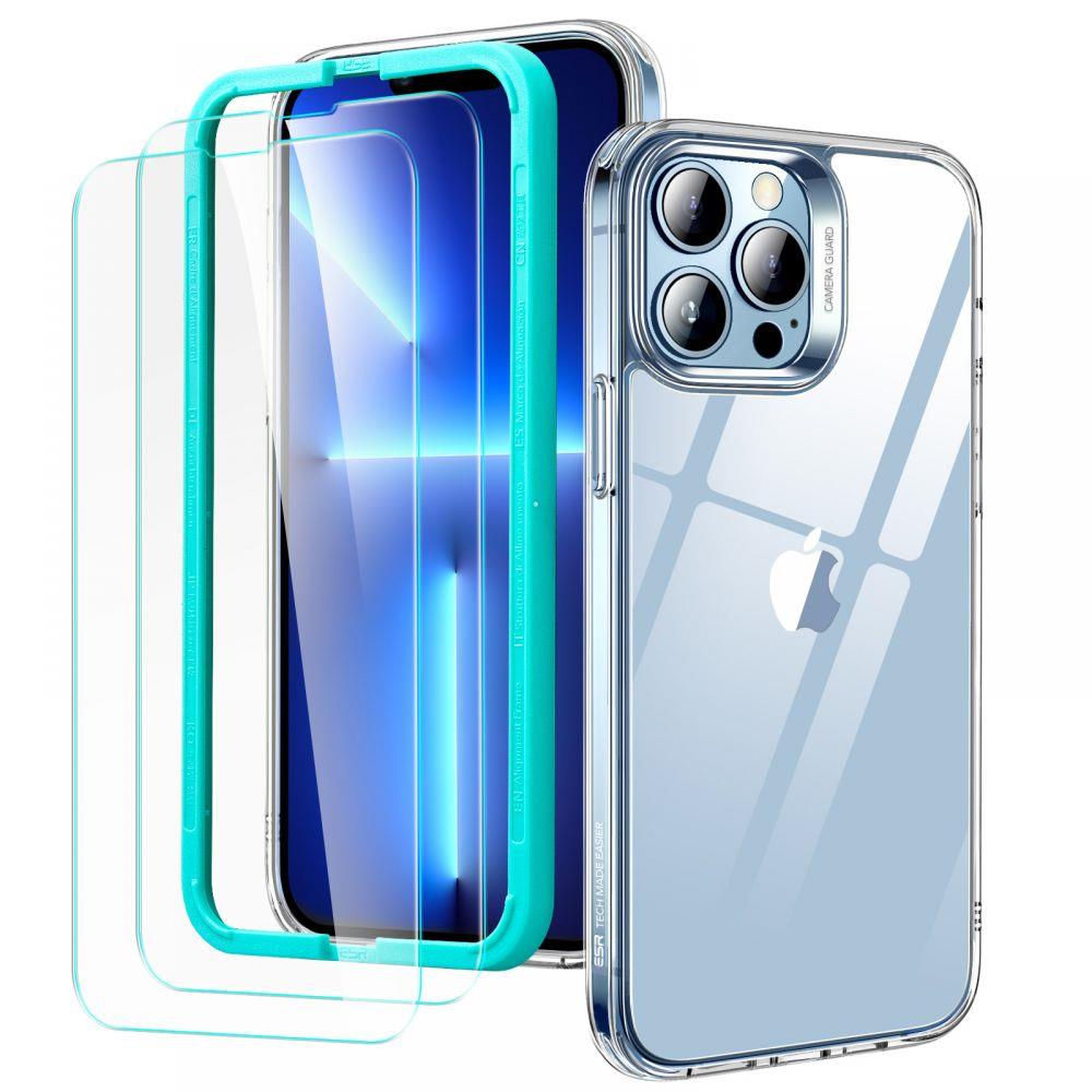 ESR ESR iPhone 13 Pro Skal Hybrid + 2-PACK Skärmskydd Transparent