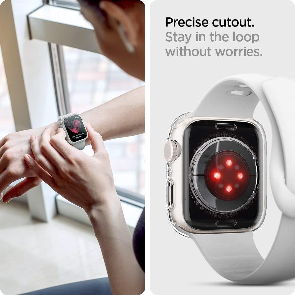 Spigen Spigen Apple Watch 44/45 mm Skal Liquid Crystal Transparent