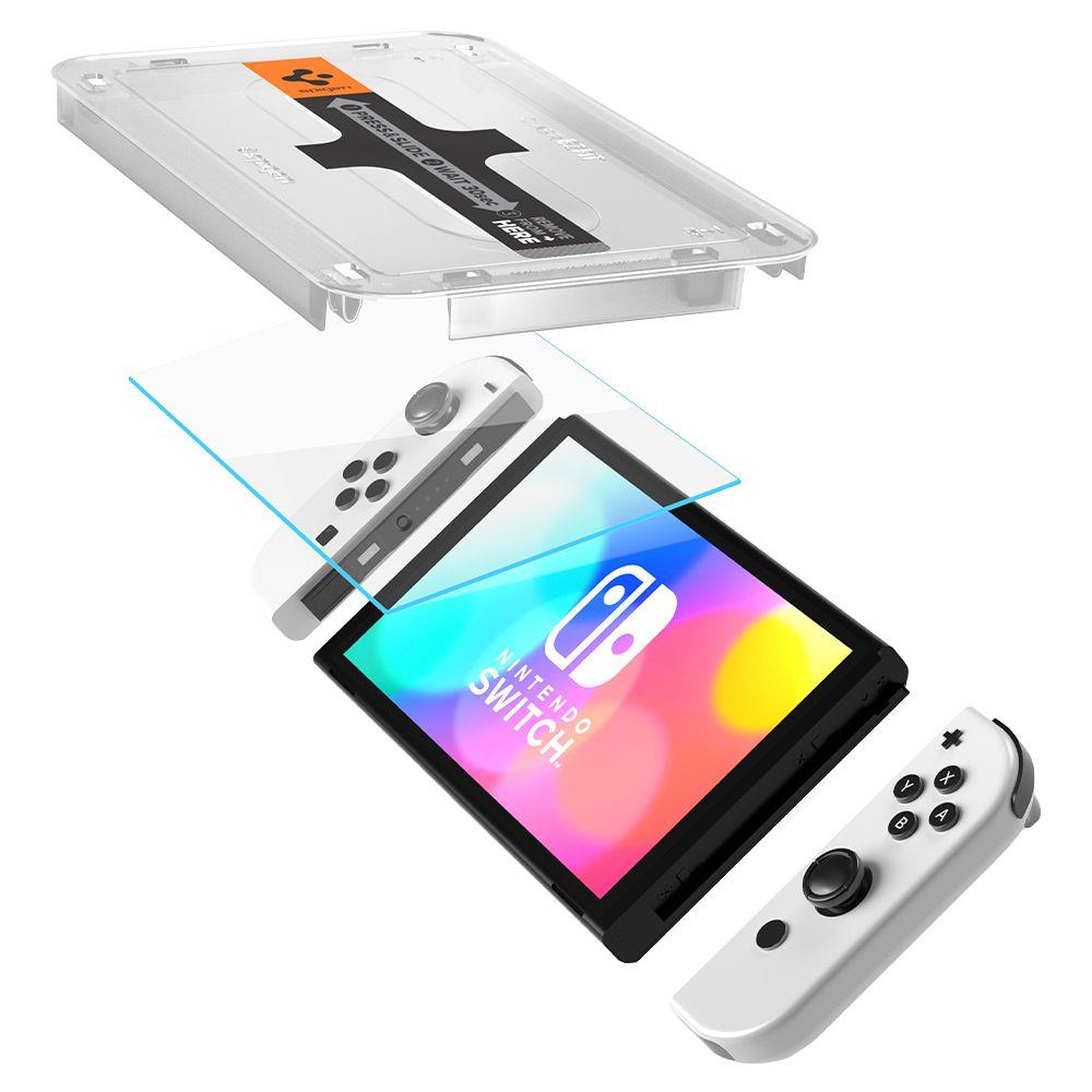 Spigen Spigen Nintendo Switch OLED 2-PACK 