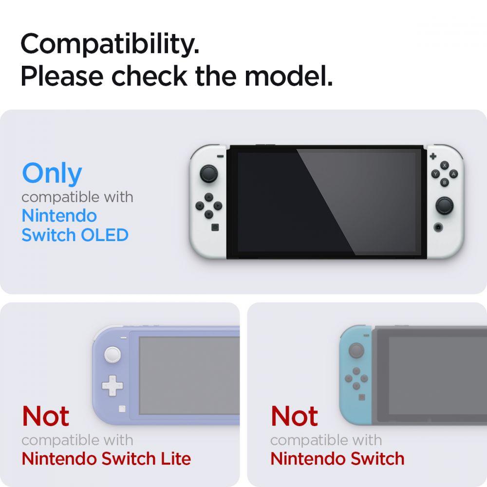 Spigen Spigen Nintendo Switch OLED 2-PACK 