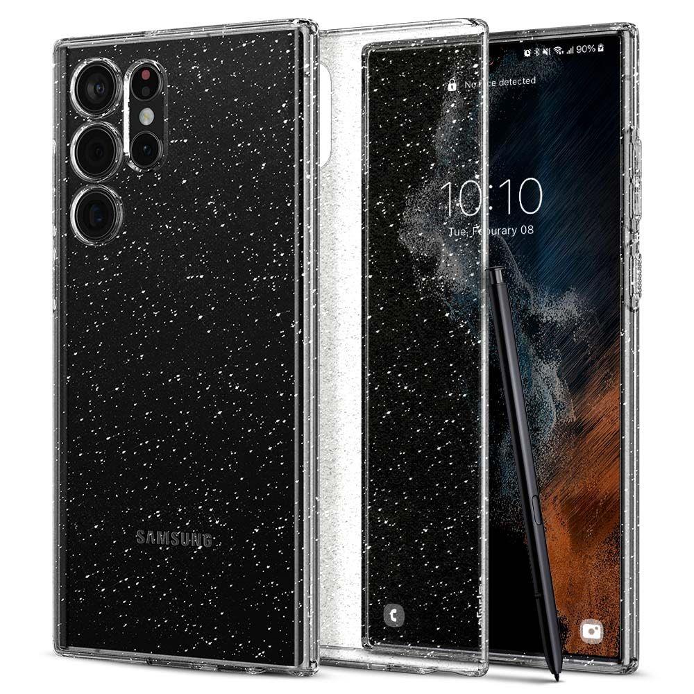 Spigen Spigen Samsung Galaxy S22 Ultra Skal Glitter Liquid Crystal