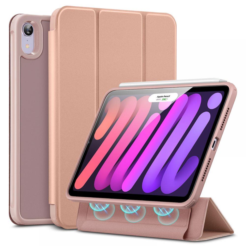 ESR ESR iPad Mini 2024/2021 Fodral 2in1 Magnetisk Tri-Fold Roséguld