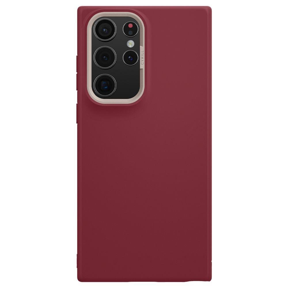 Spigen Spigen Cyrill Samsung Galaxy S22 Ultra Skal Color Brick Sangria Red