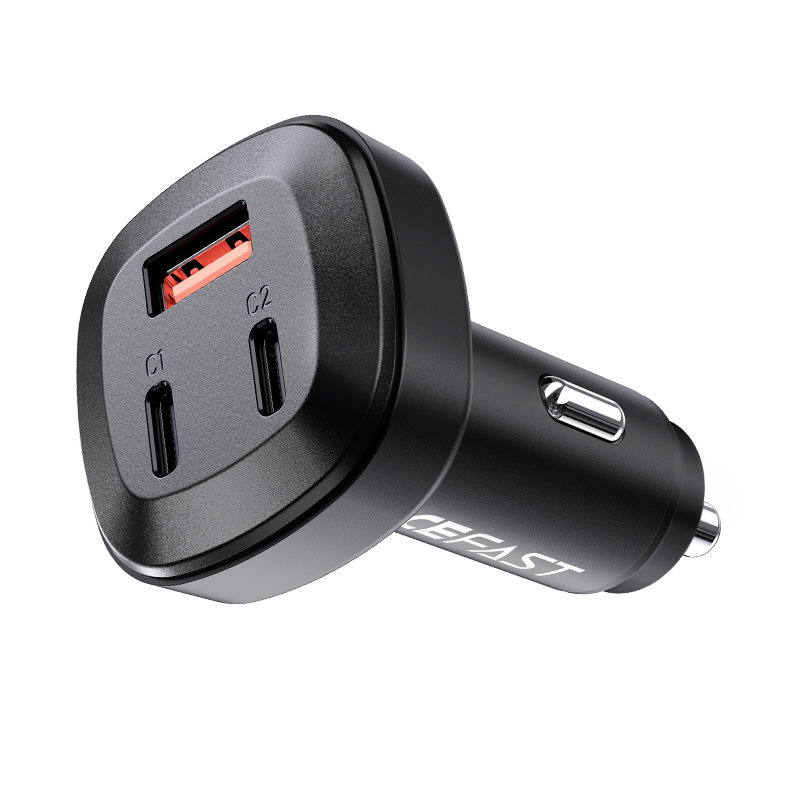 Acefast Acefast 66W PD PPS QC Billaddare 2x USB-C / USB-A Svart