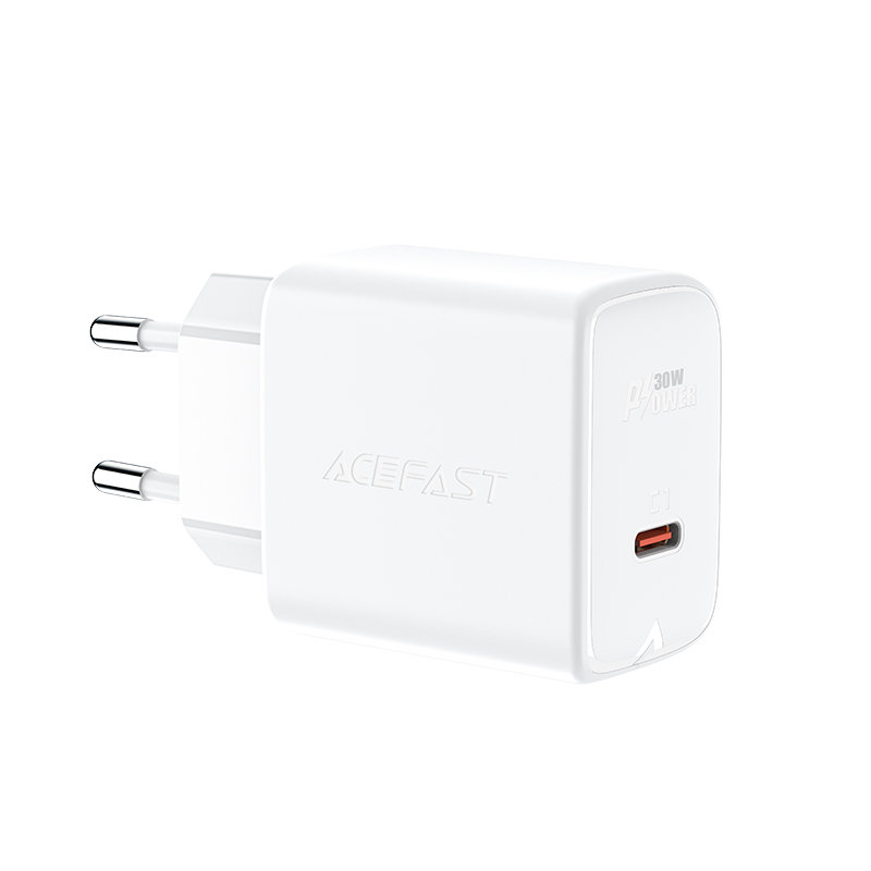 Acefast Acefast 30W GaN PD QC USB-C Väggladdare Vit