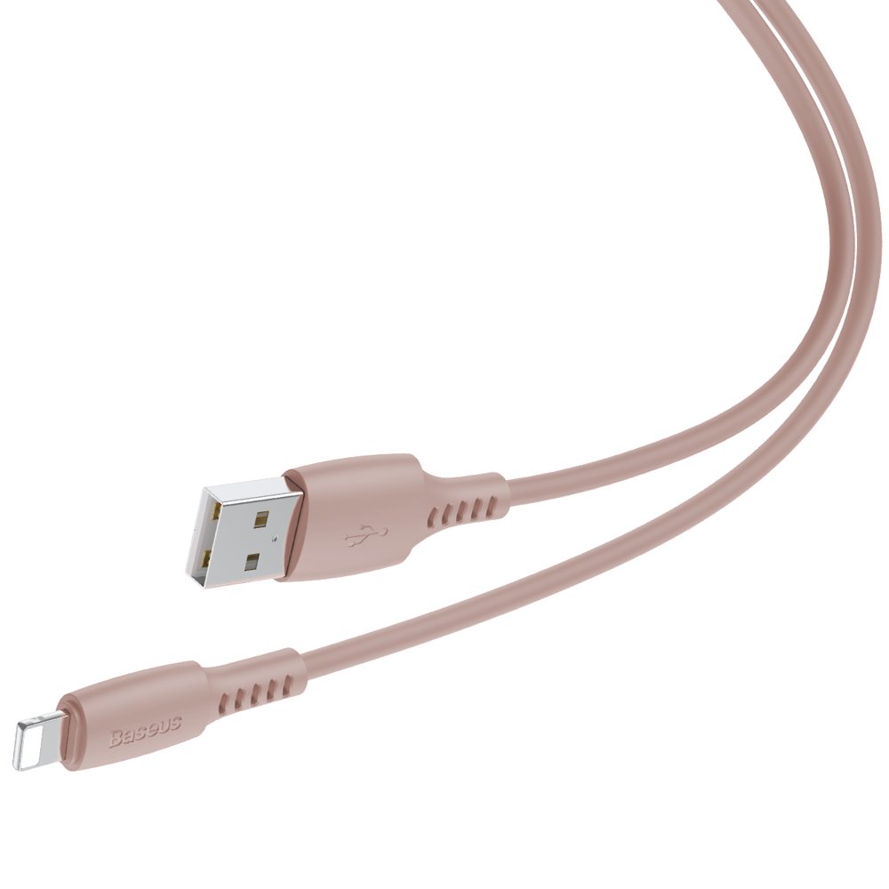 BASEUS BASEUS 1.2m Lightning Kabel 2.4A - Rosa