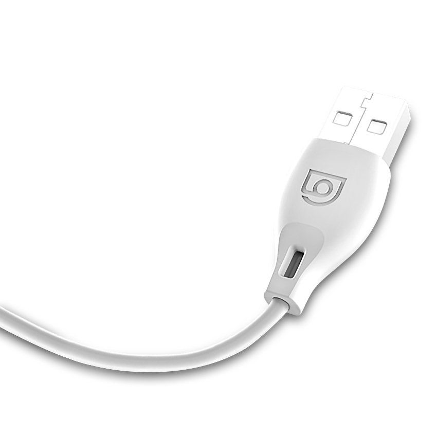 DUDAO Dudao 1m Lightning Kabel 2.4A - Vit