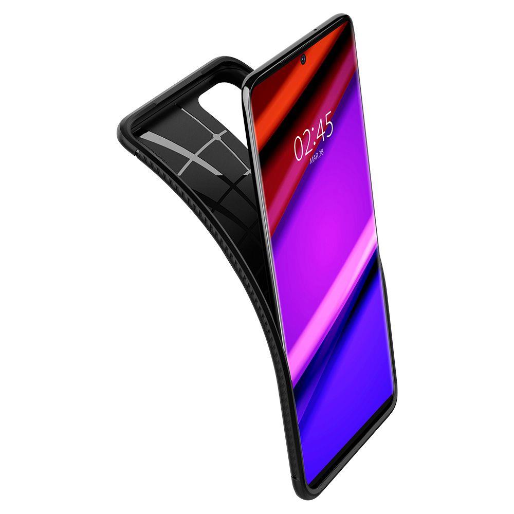 Spigen Samsung Galaxy S20 Plus - Spigen Rugged Armor - Matt Svart