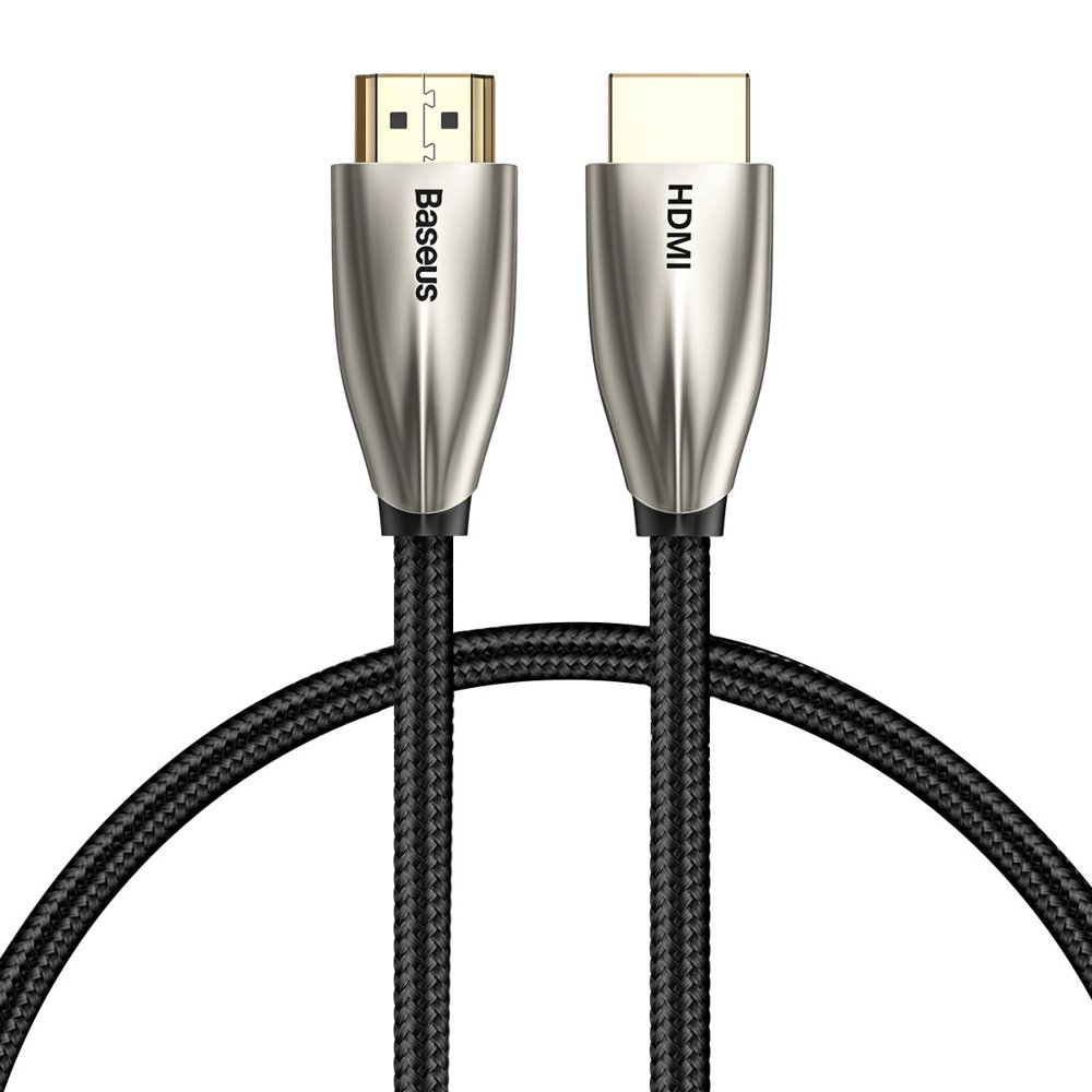BASEUS Baseus 1m HDMI 4K 60 Hz Flätad Nylon - Svart