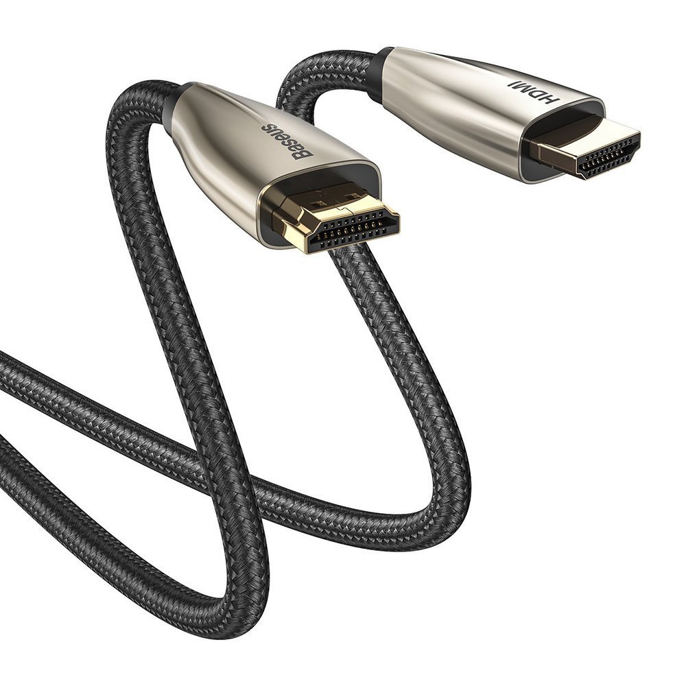 BASEUS Baseus 1m HDMI 4K 60 Hz Flätad Nylon - Svart