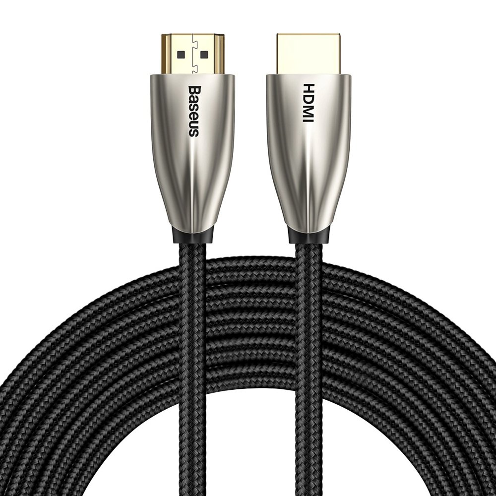 BASEUS Baseus 5m HDMI 4K 60 Hz Flätad Nylon - Svart