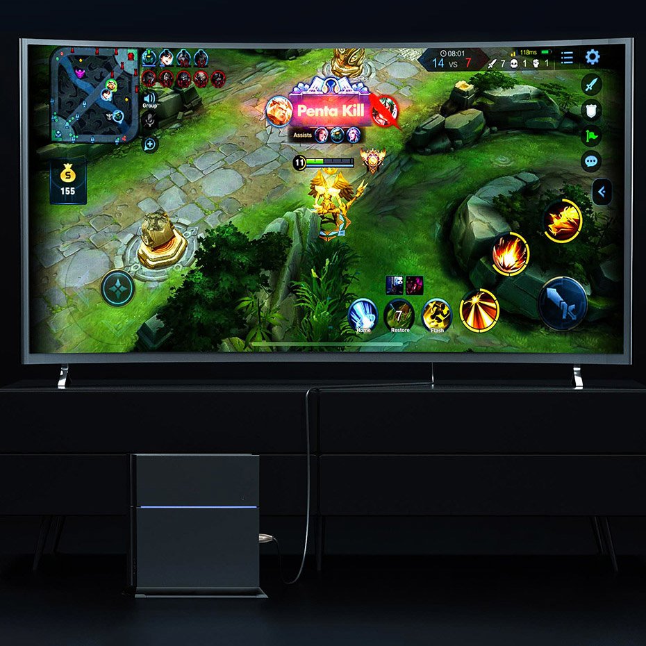 BASEUS Baseus 5m HDMI 4K 60 Hz Flätad Nylon - Svart