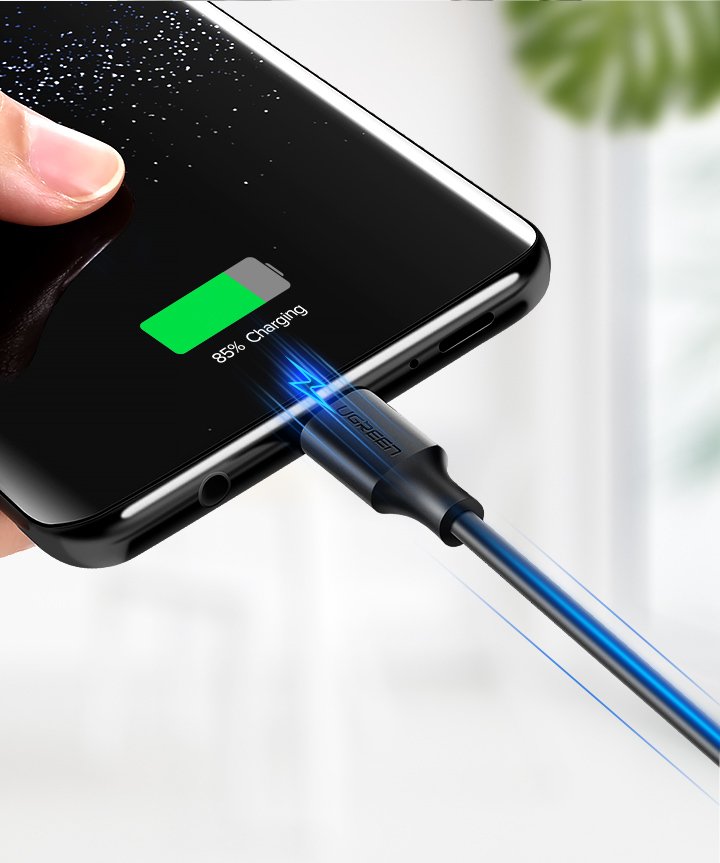 UGREEN Ugreen 2A 1m USB-C Kabel - Svart