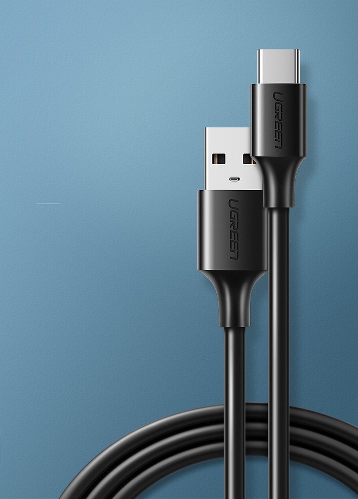 UGREEN Ugreen 2A 2m USB-C Kabel - Svart