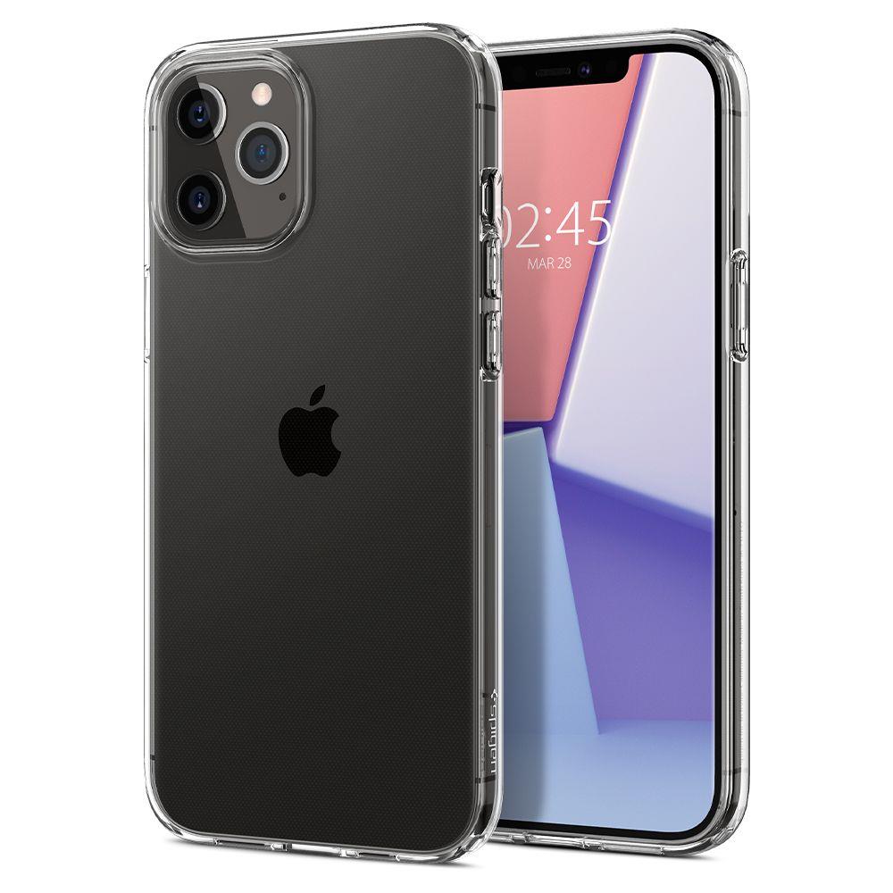 Spigen iPhone 12 / 12 Pro - Spigen Liquid Crystal Clear Skal