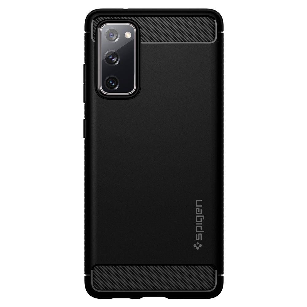 Spigen Samsung Galaxy S20 FE - Spigen Rugged Armor - Matt Svart