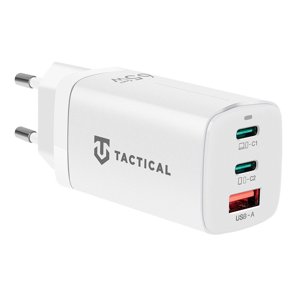 Tactical Tactical 65W GaN Väggladdare FlashBang Vit