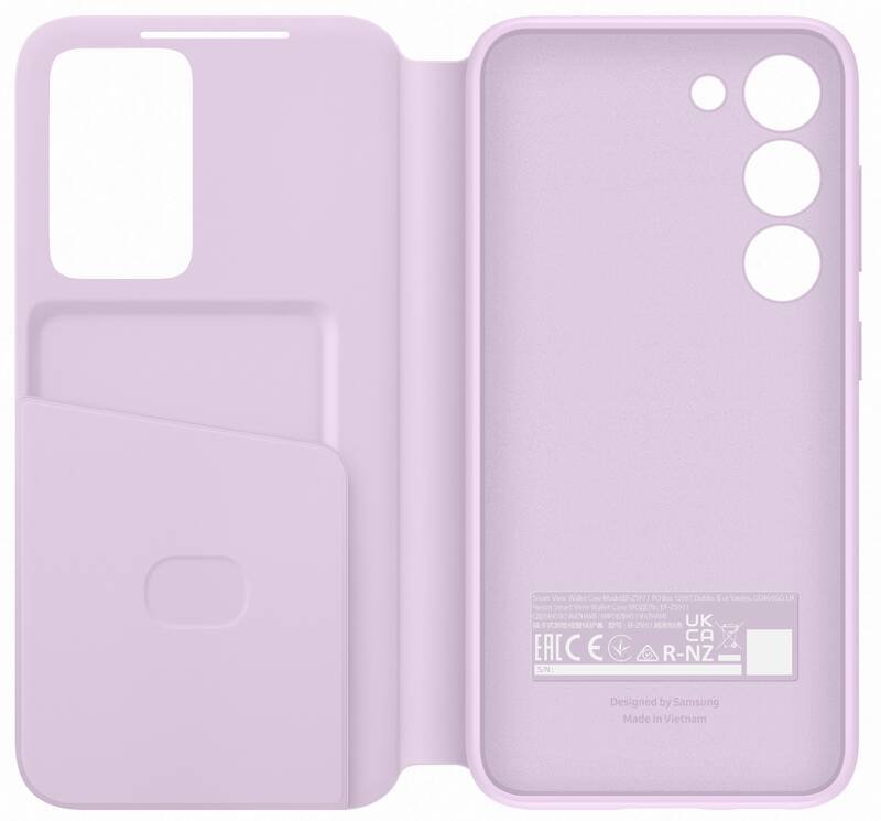 Samsung Samsung Galaxy S23 Fodral Clear View Lilac