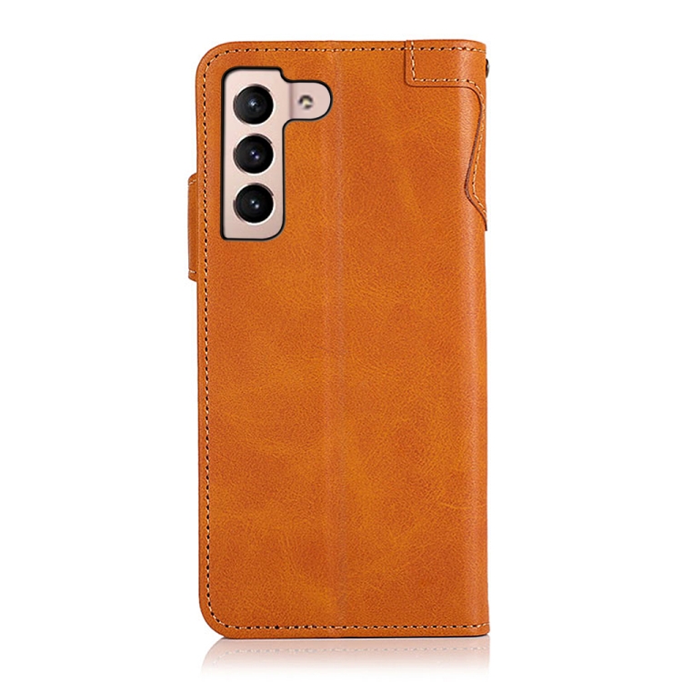 KHAZNEH KHAZNEH Samsung Galaxy S22 Fodral Läder Brun