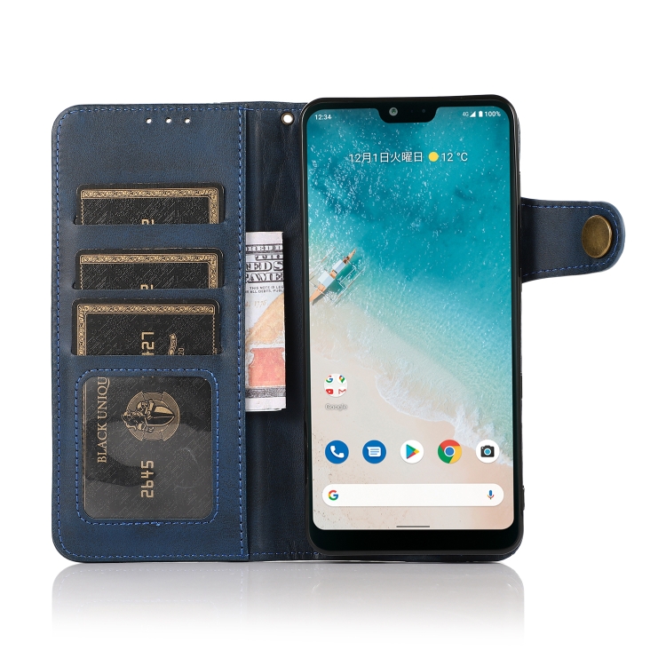 KHAZNEH KHAZNEH Samsung Galaxy S22 Fodral Läder Blå
