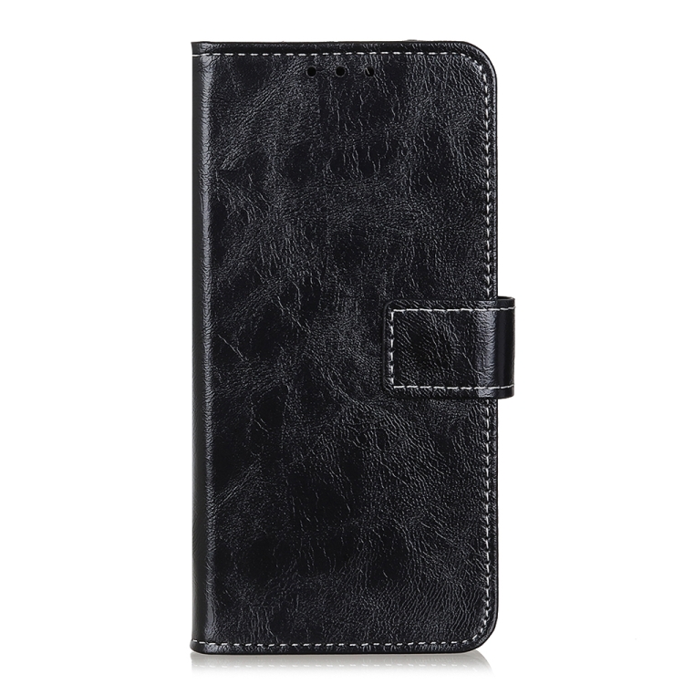  Samsung Galaxy S22 Fodral Retro Crazy Horse Svart