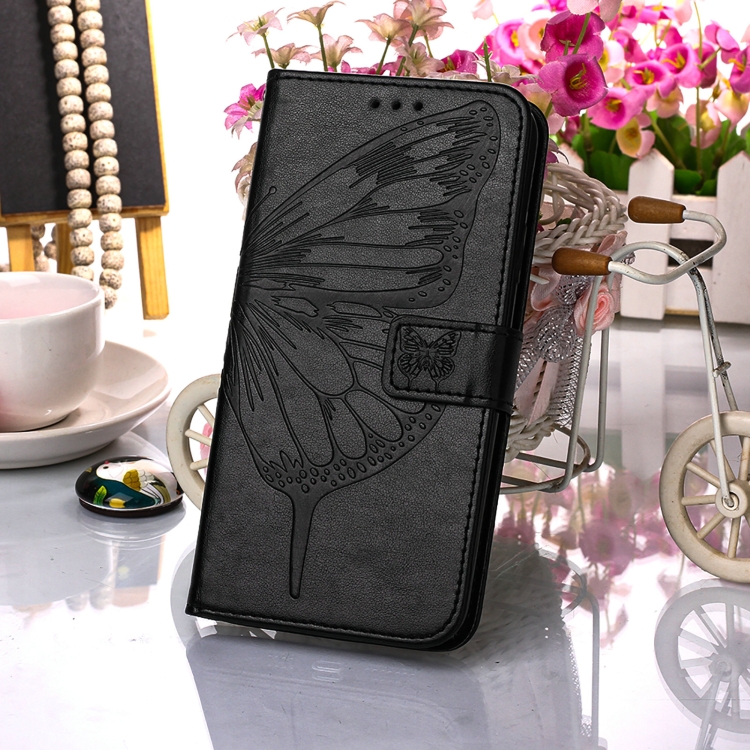  Samsung Galaxy S22 Fodral Butterfly Läder Svart