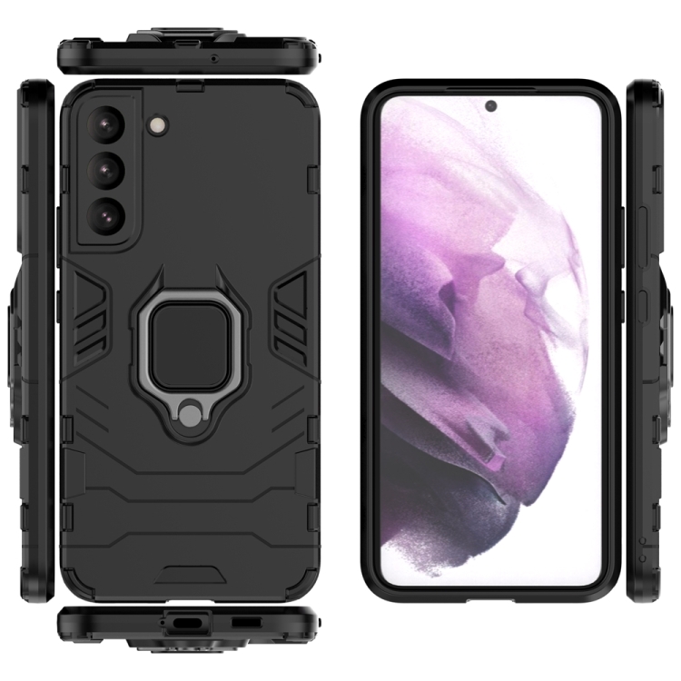  Samsung Galaxy S22 Skal Hybrid Ring Armor Svart