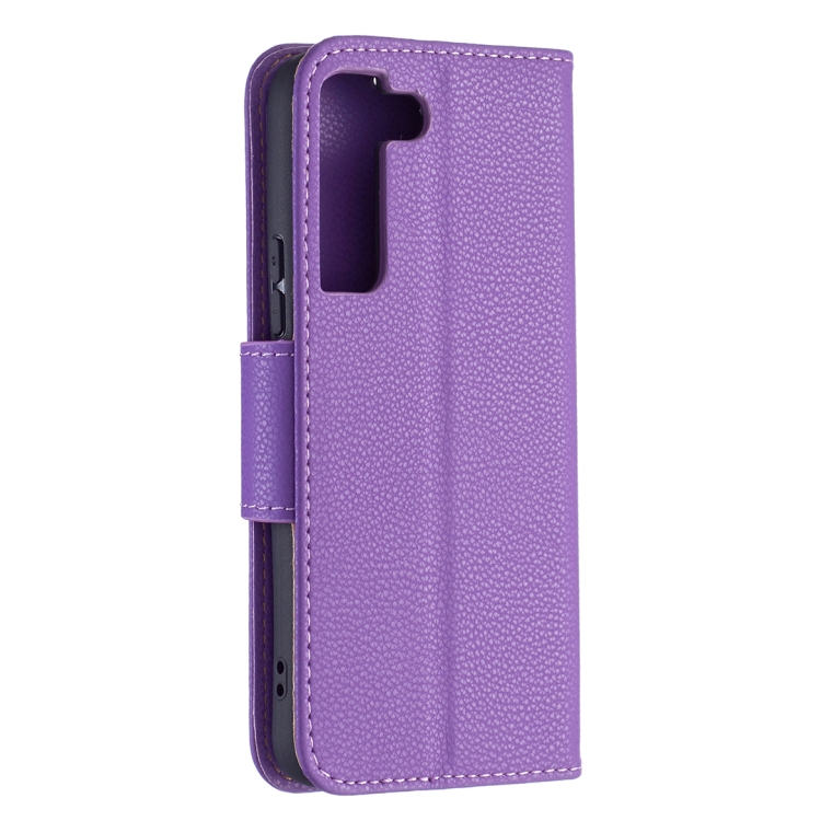  Samsung Galaxy S22 Fodral Litchi Shark Lila