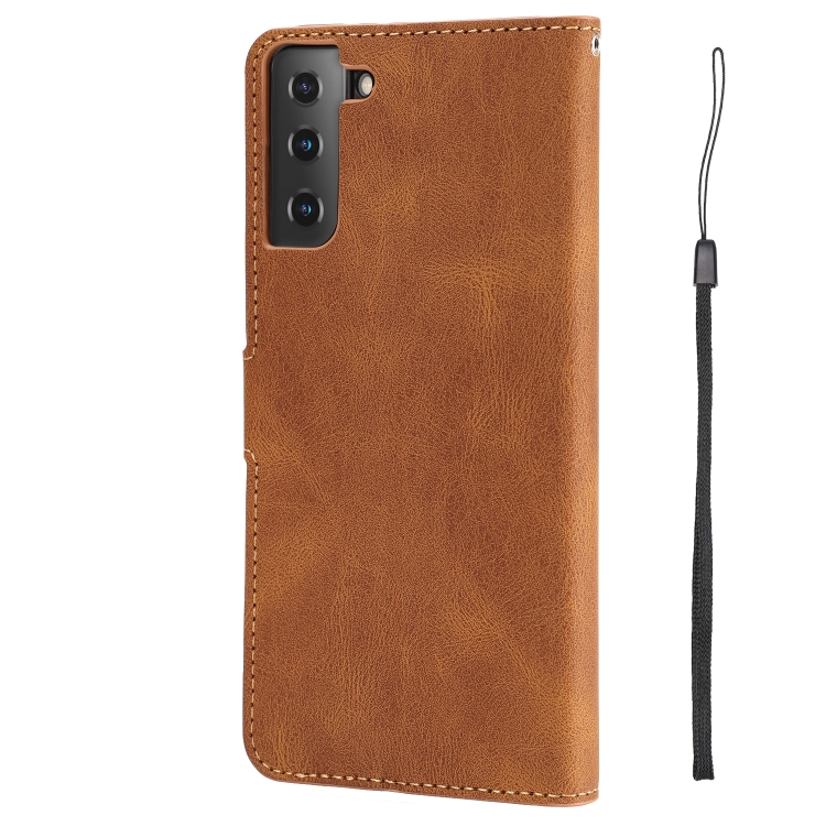  Samsung Galaxy S22 Fodral Skin Touch Brun