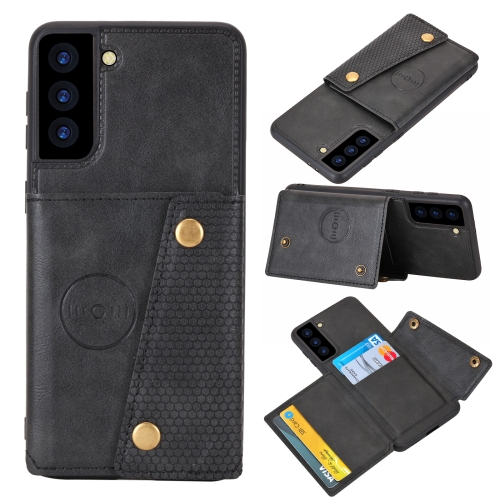  Samsung Galaxy S22 Skal Med Kortfack Och Magnet Svart