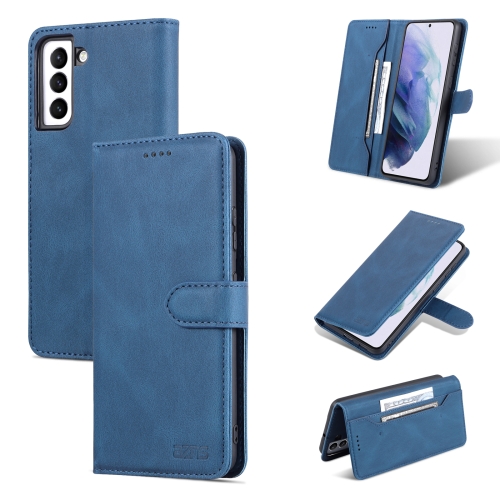 AZNS AZNS Samsung Galaxy S22 Fodral Skin Touch Läder Blå