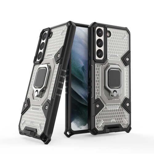  Samsung Galaxy S22 Skal Ring Shockproof Hybrid Grå