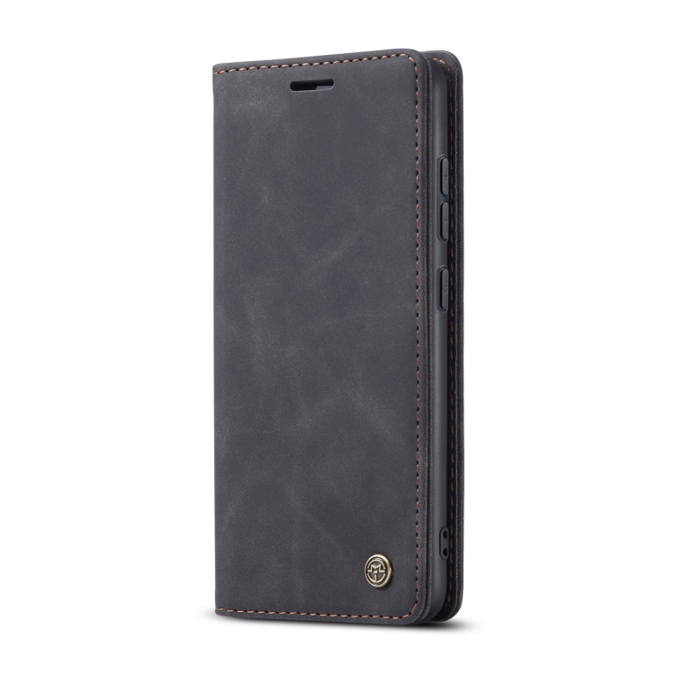 CASEME CASEME Samsung Galaxy S22 Fodral Flip Retro Läder Svart