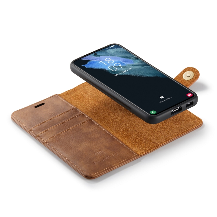 DG.MING DG.MING Samsung Galaxy S22 Fodral 2in1 Magnet Fodral / Skal Brun